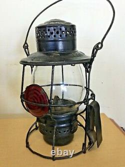 Vintage Railway Railroad Lantern E. T. Wright & Co. Mfrs Hamilton Ont. Pat. 1926