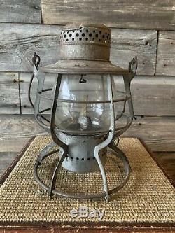Vintage Railway/Railroad Lantern G. T. R Lantern E. T Wright & Co. Lantern