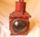 Vintage Railway Railroad Lantern Kerosene Lamp Iron Train Light Oil Lantern Lamp