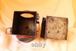 Vintage Railway Railroad Lantern Kerosene Lamp Iron Train Light Oil Lantern Lamp