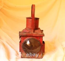 Vintage Railway Railroad Lantern Kerosene Lamp Iron Train Light Oil Lantern Lamp