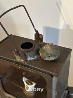 Vintage Railway Signal Lamp Lantern Sherwoods LTD Burner Industrial Authentic