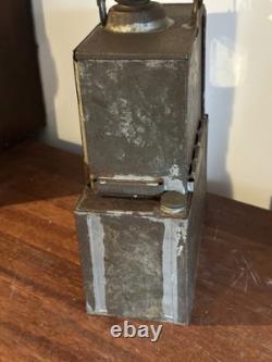 Vintage Railway Signal Lamp Lantern Sherwoods LTD Burner Industrial Authentic