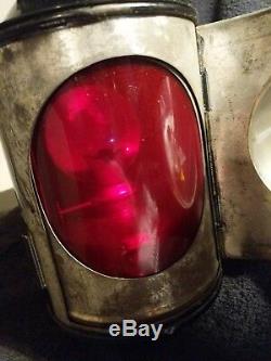 Vintage Railways guards lamp. Perfect condition seeinside (N R)