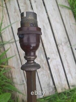 Vintage Rare Brass Pullman Railway Carrage Table Lamp C1940s