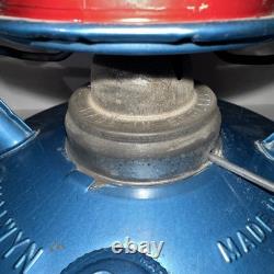 Vintage Rare Chalwyn Tempest Oil Lamp Red Railroad Lantern Made In England