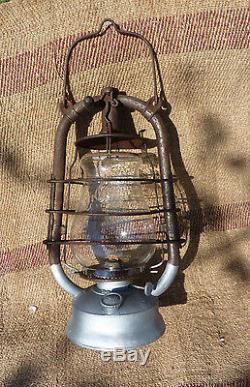 Vintage Rare German Feuerhand 323 Oil Lantern Railway Lamp