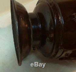 Vintage Rare Ny Nh & H Railroad Kerosene Lantern Four Way Train Marker Lamp