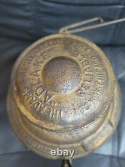 Vintage Rare Railroad Lantern Bold Marked globe & Canopy Southern Railways