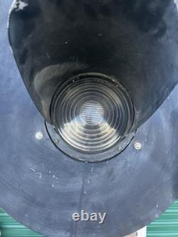 Vintage Safetran Railroad Light, Signal, Pedestal w. Stand