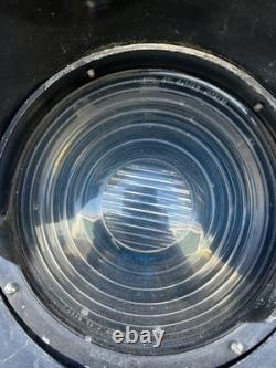 Vintage Safetran Railroad Light, Signal, Pedestal w. Stand