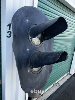 Vintage Safetran Railroad Light, Signal, Pedestal w. Stand