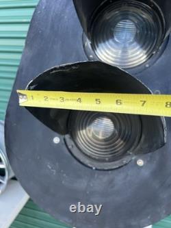 Vintage Safetran Railroad Light, Signal, Pedestal w. Stand