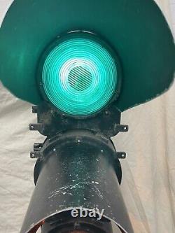 Vintage Safetran Railroad Wayside Signal Light