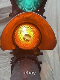 Vintage Safetran Railroad Wayside Signal Light