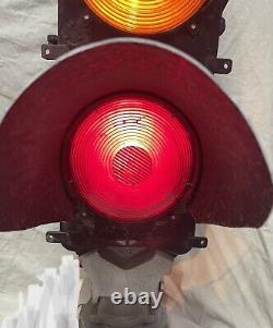 Vintage Safetran Railroad Wayside Signal Light