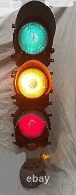 Vintage Safetran Railroad Wayside Signal Light