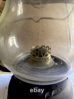 Vintage Scott Lamp Co. Large Vigilant Railroad Hanging Lamp Lantern Brass