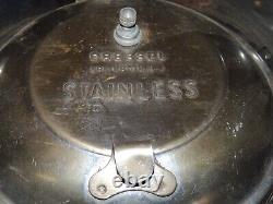 Vintage Stainless Dressel Railroad Lamp