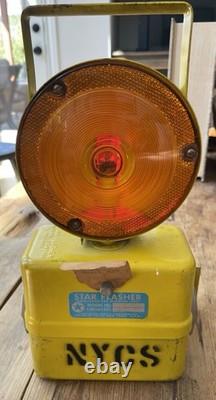 Vintage Star Flasher Railroad Warning Light
