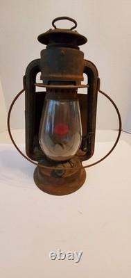 Vintage The Dressel NY Car Carriage Buggy Lantern Lamp Light Railway Lamp Works