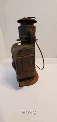 Vintage The Dressel NY Car Carriage Buggy Lantern Lamp Light Railway Lamp Works