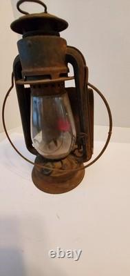 Vintage The Dressel NY Car Carriage Buggy Lantern Lamp Light Railway Lamp Works