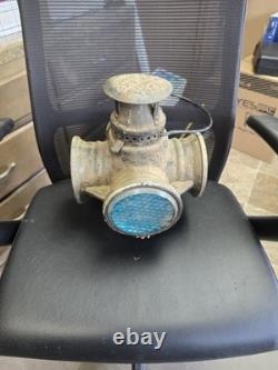 Vintage The Non Sweating Adlake Lamp Red & Green Lenses Railroad Lantern Chicago
