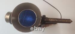 Vintage Tin Carriage or Railroad Electrified Lantern, Wall Hanging Works NOTE #2