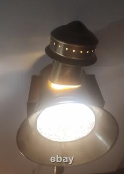 Vintage Tin Carriage or Railroad Electrified Lantern, Wall Hanging Works NOTE #2