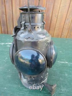 Vintage Train Railroad Lantern Railway CNR Engine Caboose Lamp HIRAM PIPER
