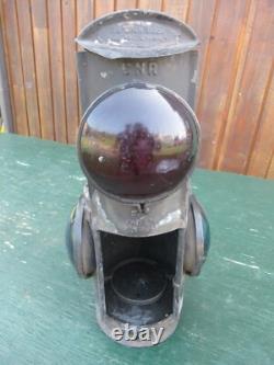 Vintage Train Railroad Lantern Railway CNR Engine Caboose Lamp HIRAM PIPER