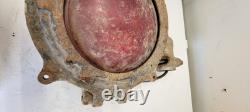 Vintage Union Switch And Signal Red Railroad Signal Light Crossing Light