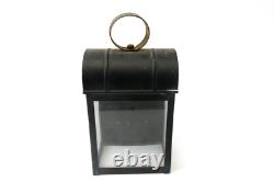 Vintage Used Electric Metal Porch Light Lantern Railway Lamp Parts Decorative