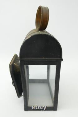 Vintage Used Electric Metal Porch Light Lantern Railway Lamp Parts Decorative