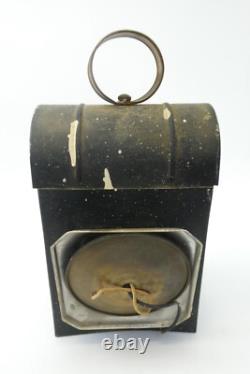 Vintage Used Electric Metal Porch Light Lantern Railway Lamp Parts Decorative