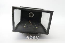 Vintage Used Electric Metal Porch Light Lantern Railway Lamp Parts Decorative