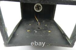 Vintage Used Electric Metal Porch Light Lantern Railway Lamp Parts Decorative