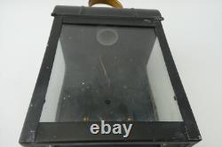Vintage Used Electric Metal Porch Light Lantern Railway Lamp Parts Decorative