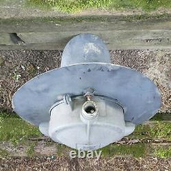 Vintage WC Hayes Red Lens Train Railroad Crossing Traffic Signal Light 20 Wide