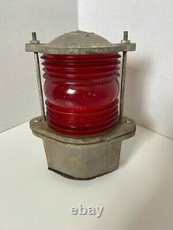 Vintage WRRSCO Railroad Crossing Lamp Light Red Lantern 1575-11P