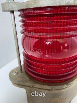 Vintage WRRSCO Railroad Crossing Lamp Light Red Lantern 1575-11P
