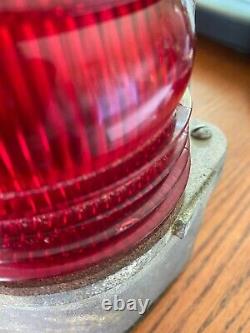 Vintage WRRSCO Railroad Crossing Lamp Light Red Lantern 1575-11P