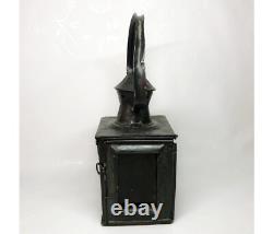 Vintage metal signal lantern railroad lamp railway Light Flashlight