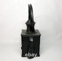 Vintage metal signal lantern railroad lamp railway Light Flashlight
