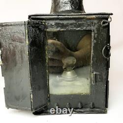 Vintage metal signal lantern railroad lamp railway Light Flashlight