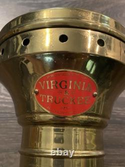 Virginia & Truckee Railroad V&t Scott Brass Coach Lamp Wall Sconce Light