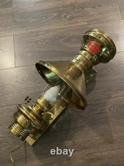 Virginia & Truckee Railroad V&t Scott Brass Coach Lamp Wall Sconce Light