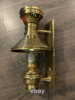 Virginia & Truckee Railroad V&t Scott Brass Coach Lamp Wall Sconce Light