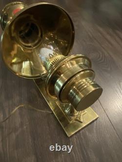 Virginia & Truckee Railroad V&t Scott Brass Coach Lamp Wall Sconce Light